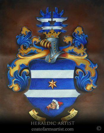 Digital Coat of Arms Painting
