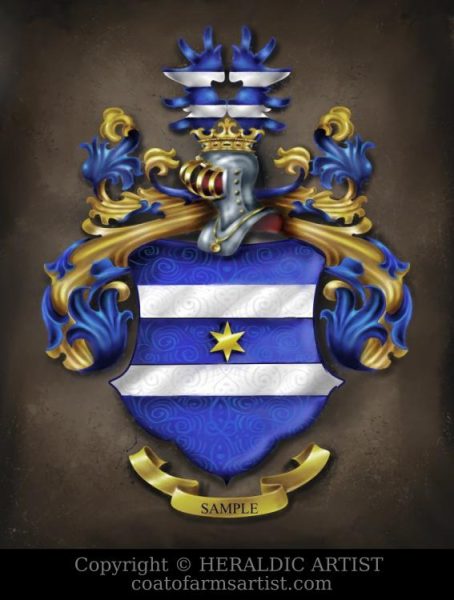 Digital Coat of Arms Painting