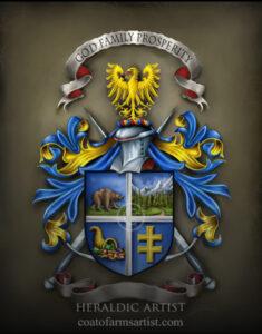 Coat of Arms Painting
