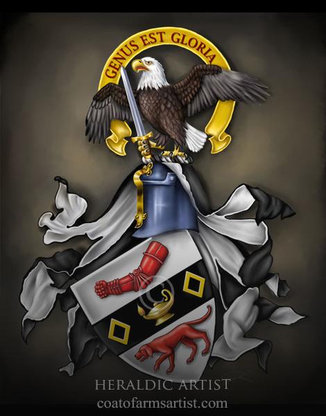 Personal Coat of Arms Digital Painting