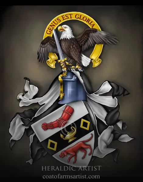 Personal Coat of Arms Digital Painting