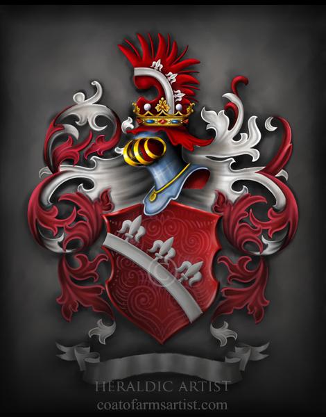 Personal Coat of Arms Digital Painting