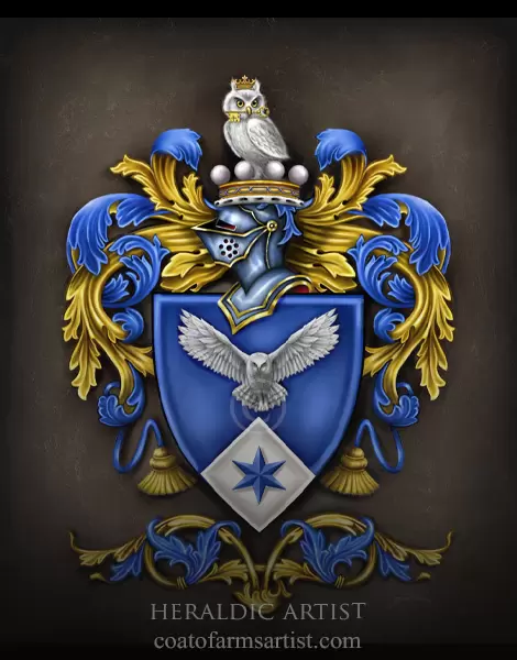 Personal Coat of Arms Digital Painting