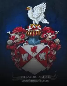 Coat of Arms Oil Painting